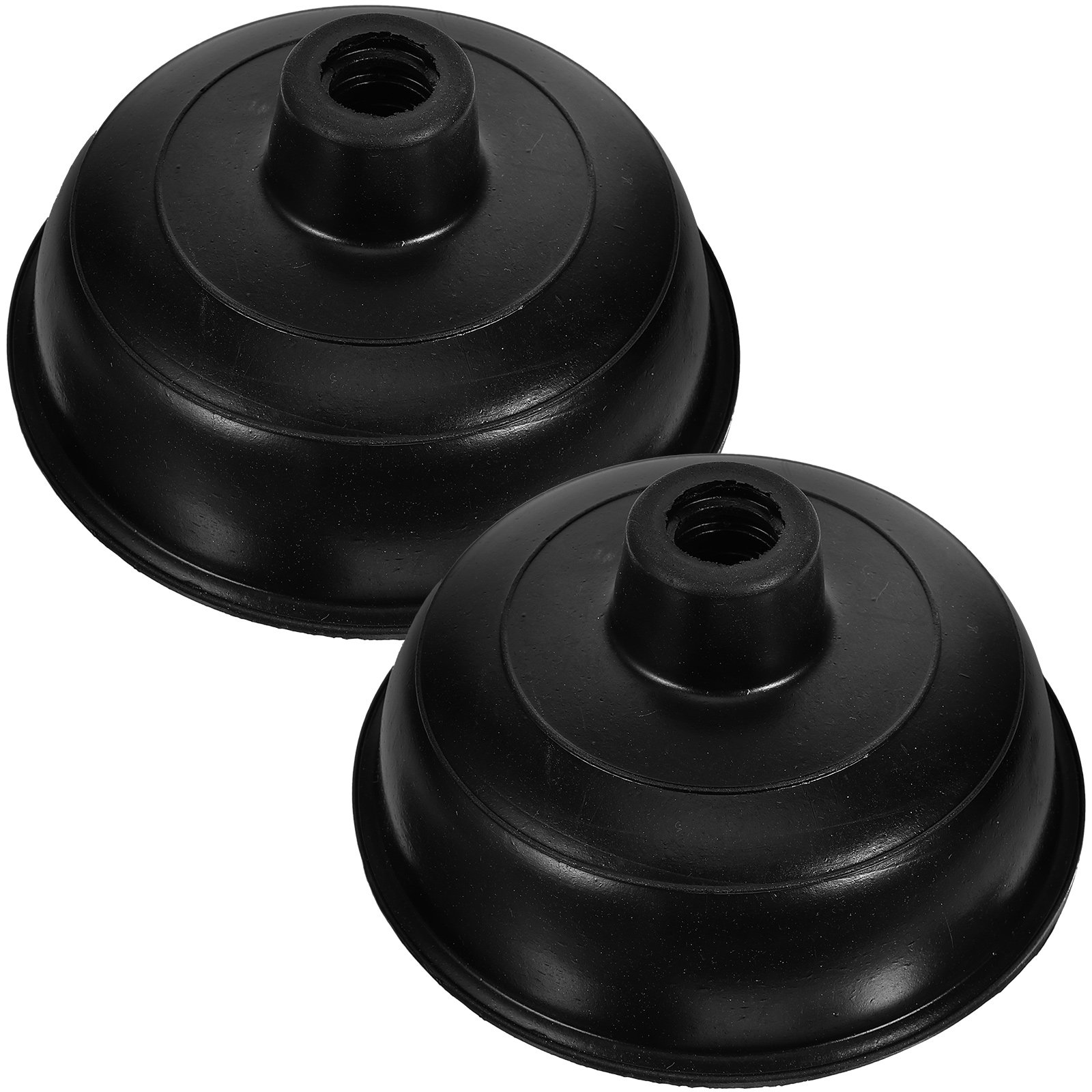 Plunger Toilet - 2 stuks rubberen plunjer vervangingskop voor