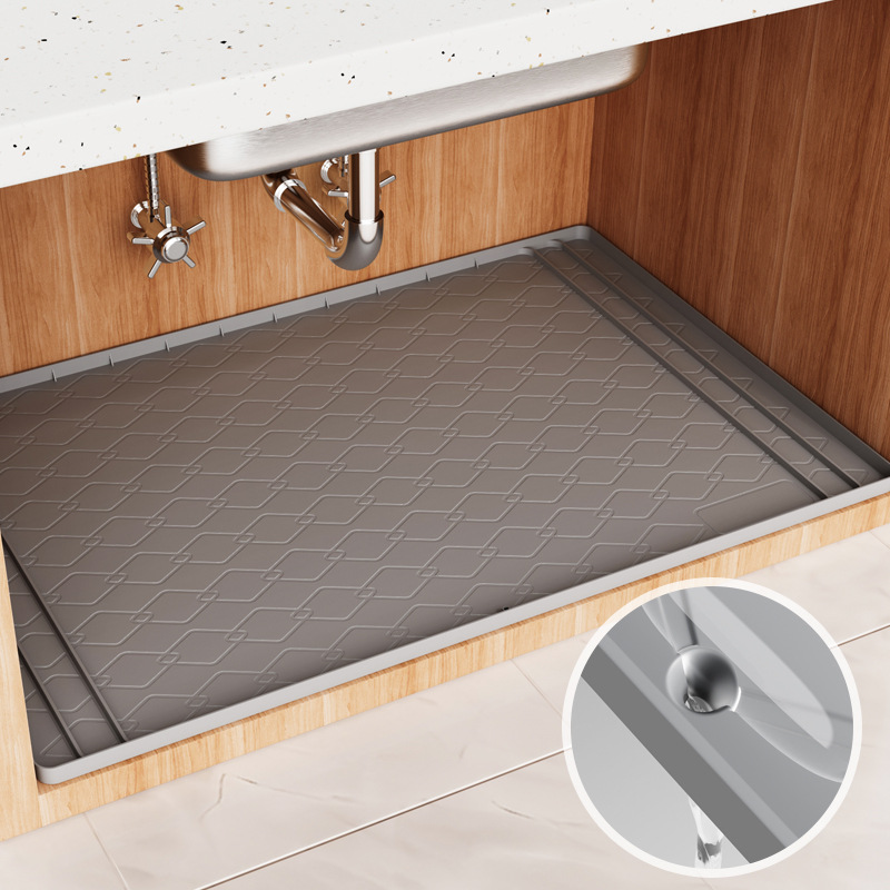 Home Essentials Bathroom Storage - Siliconen onderkastmat, keukenaccessoires, schapbeschermer, kastbeschermer, opbergoplossingen