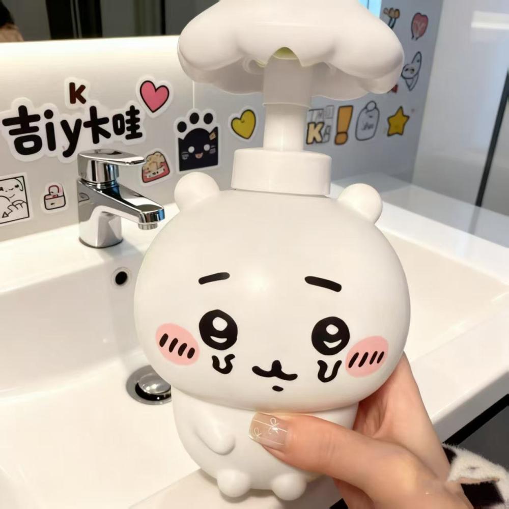 Home Edit Bathroom Storage - Leuke Hachiware Chiikawa doseerflessen Kawaii Usagi