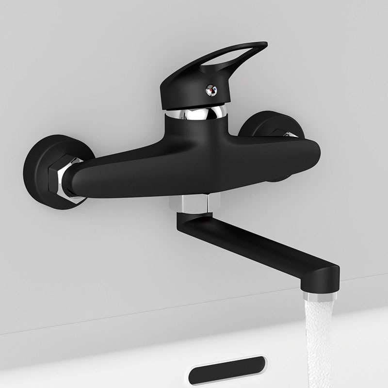 Basin Mixer Tap - Keukenkraan Mixers Wandmontage Enkele handgreep Mengkraan