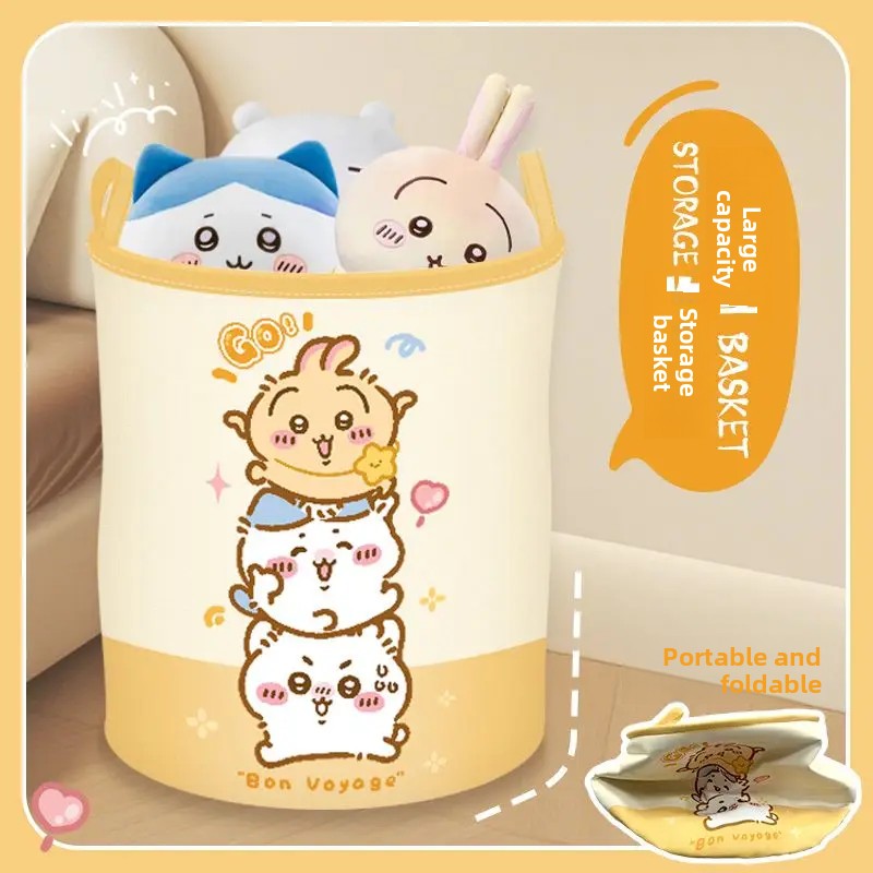 Home Edit Bathroom Storage - Vouwbare wasmand Chiikawa Anime schattig Kawaii
