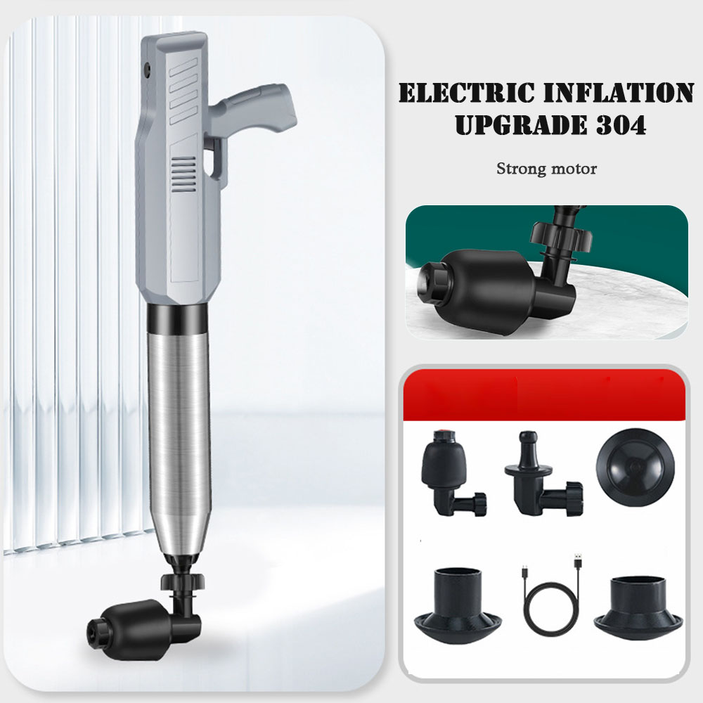Plunger Toilet - Krachtige Elektrische Wc Plunjer Anti-Splash Riool