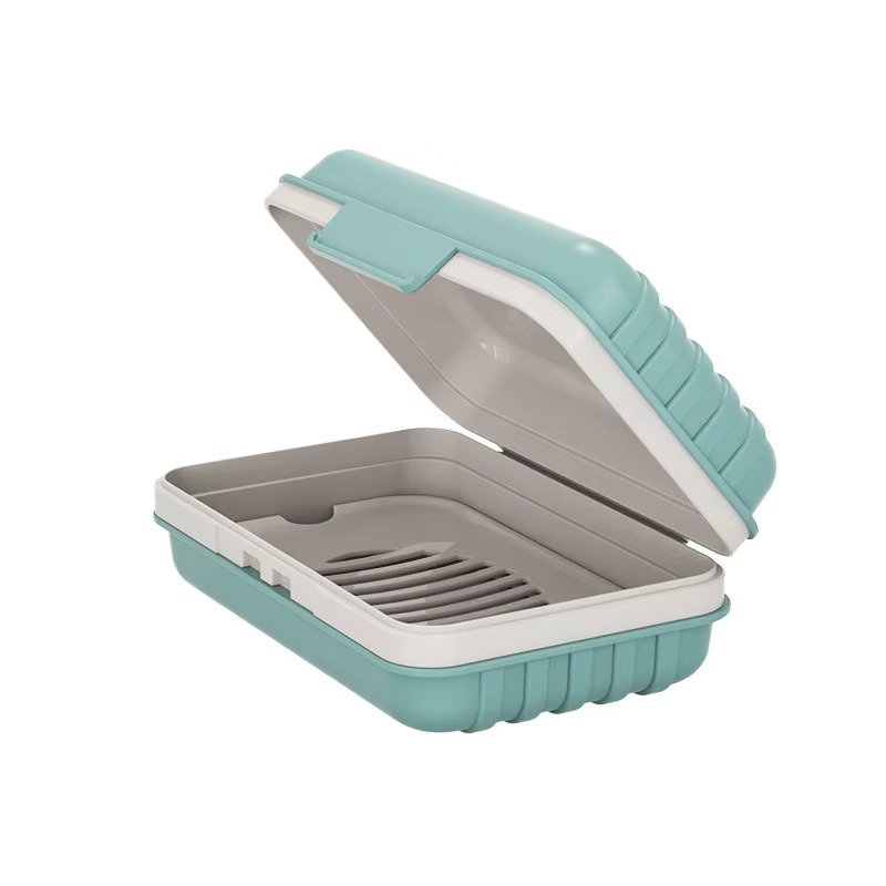 Kunststof zeepbakje met deksel - Home Essentials Bathroom Storage recensie en prijs