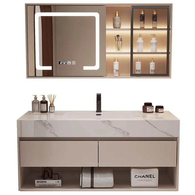 Moderne badkamerijdelheid leis - Home Bathroom Vanity Combo recensie en prijs