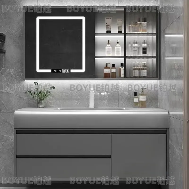 Luxe slimme badkamermeubel met - Home Bathroom Vanity Combo recensie en prijs
