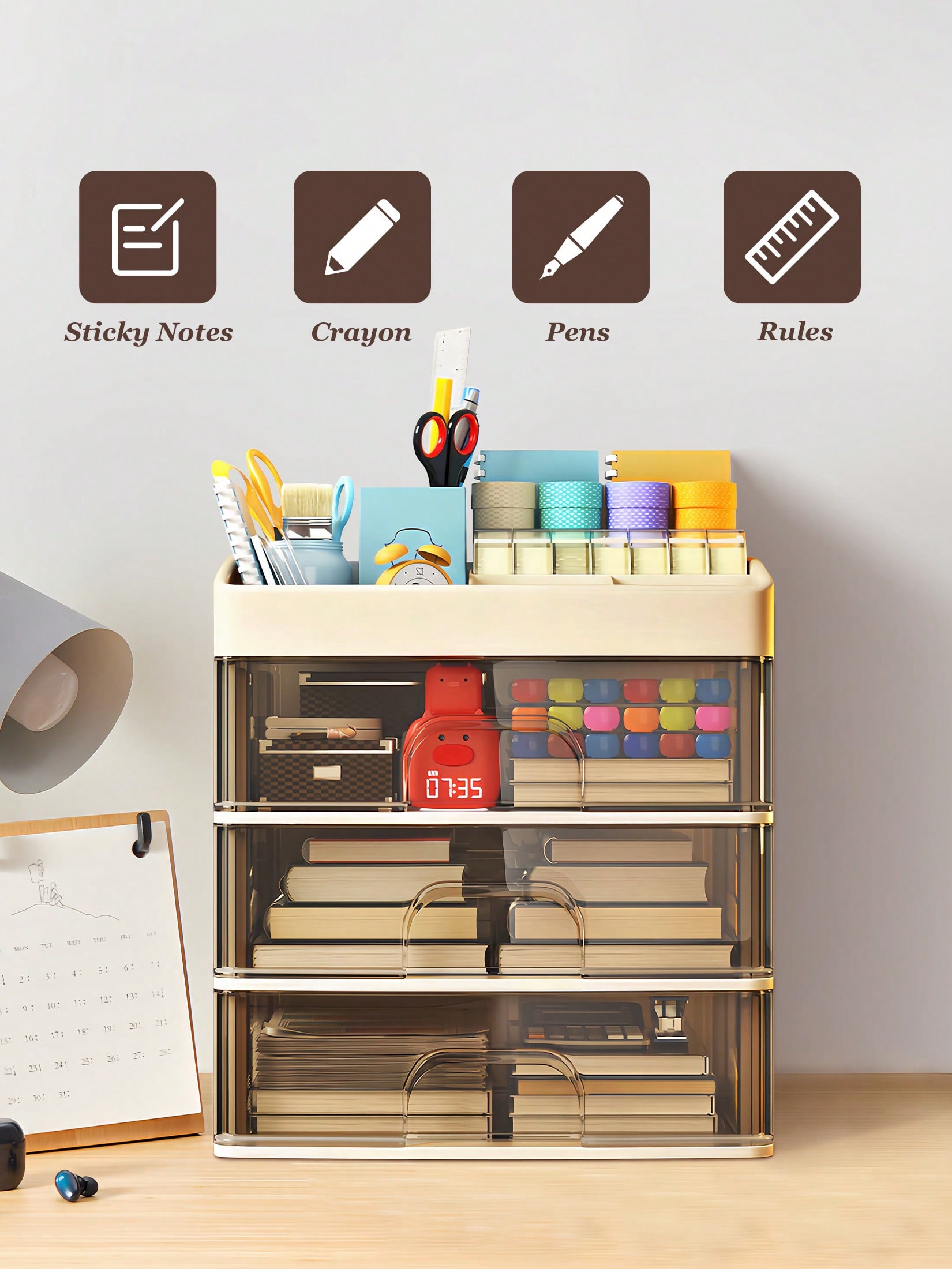 Make-up organizer, make-up opb - Home Essentials Bathroom Storage recensie en prijs