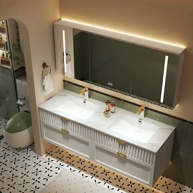 Badkamermeubel in crèmestijl m - Home Bathroom Vanity Combo recensie en prijs