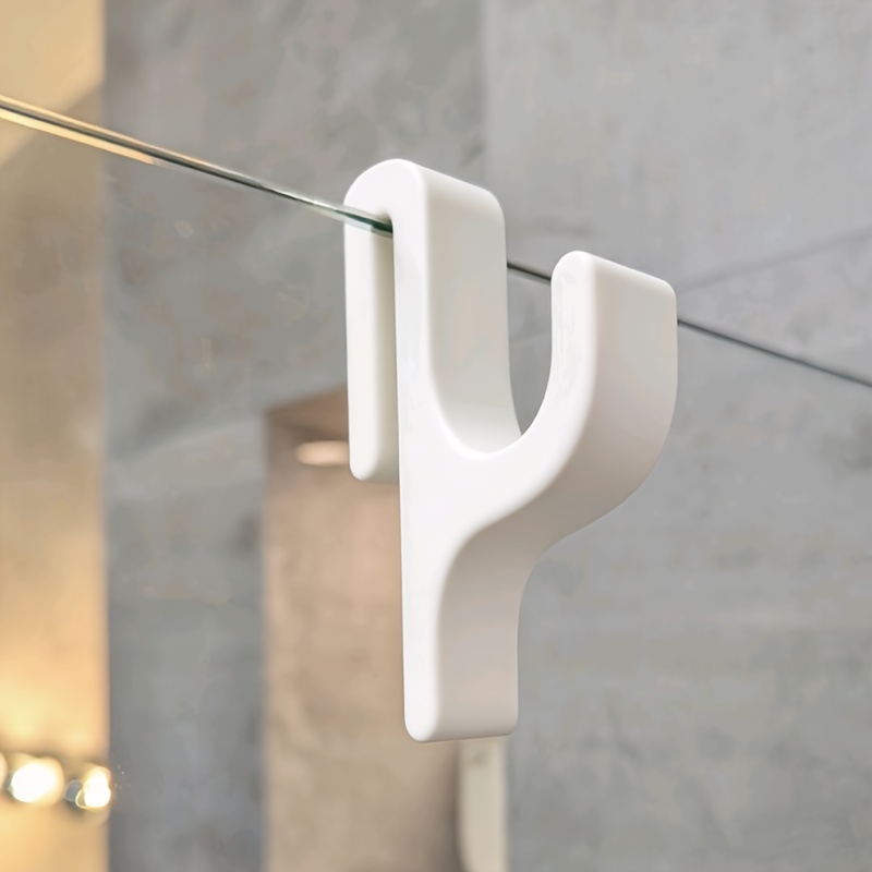 Set van 2 witte/zwarte haken v - Home Essentials Bathroom Storage recensie en prijs