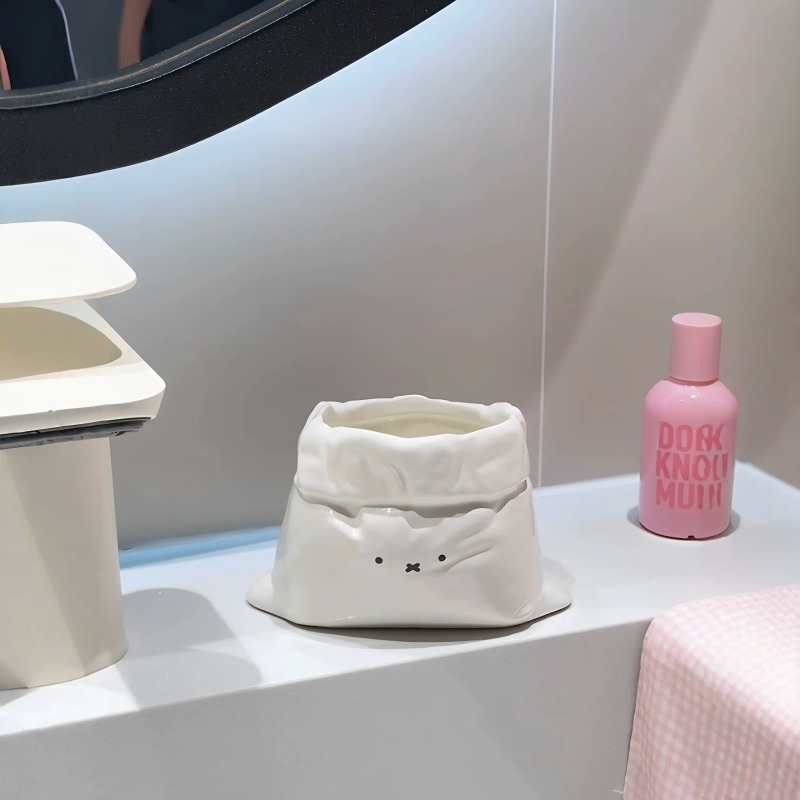 Kawaii Miffy kleine stoffen op - Home Edit Bathroom Storage recensie en prijs
