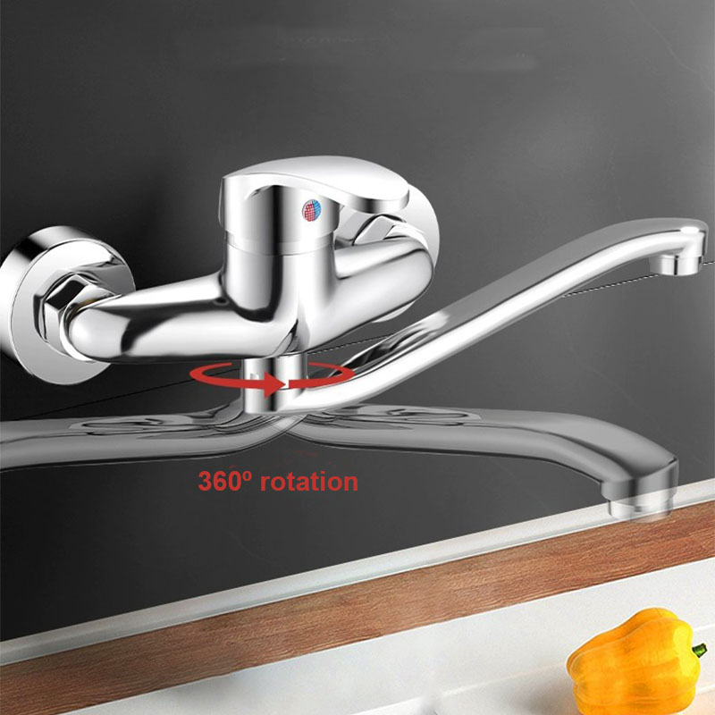 Wandmontage Keukenkraan Dubbel - Basin Mixer Tap recensie en prijs
