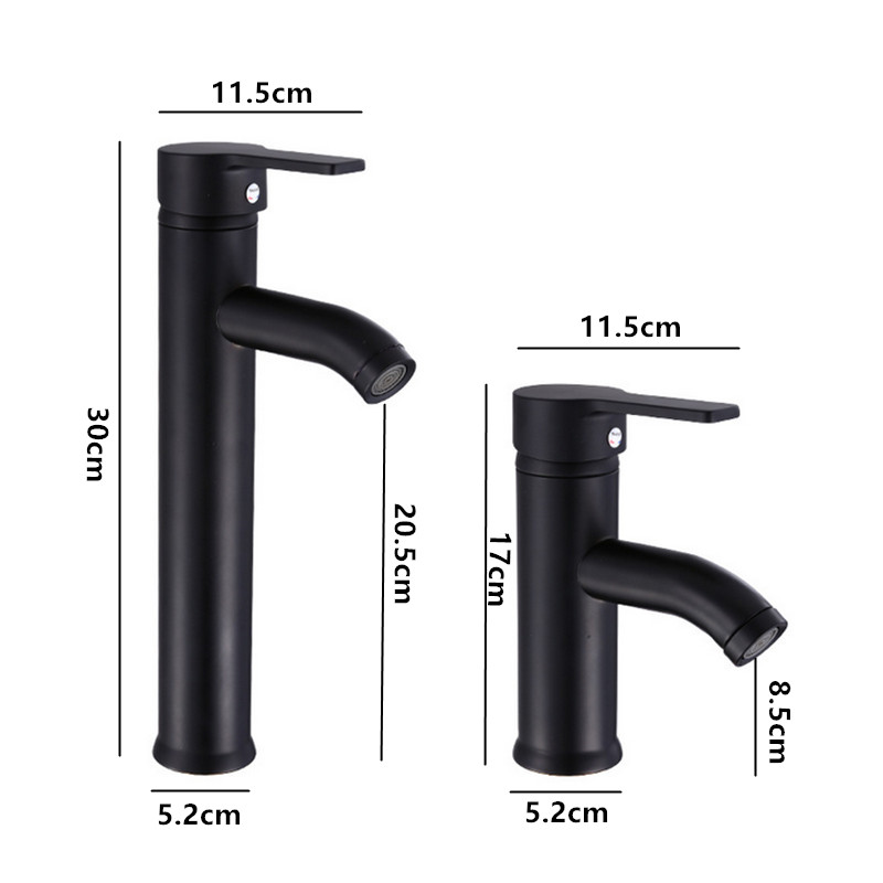 Zwarte wastafelkraan badkamer  - Basin Mixer Tap recensie en prijs