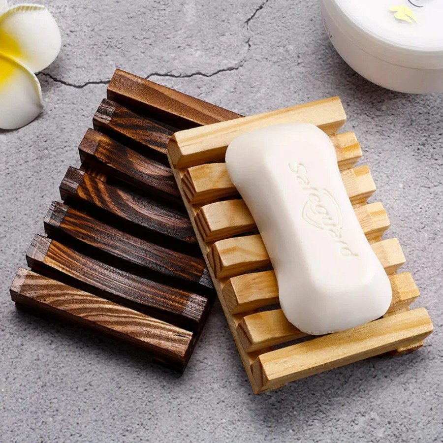 Natuurlijke bamboe zeephouder, - Home Essentials Bathroom Storage recensie en prijs
