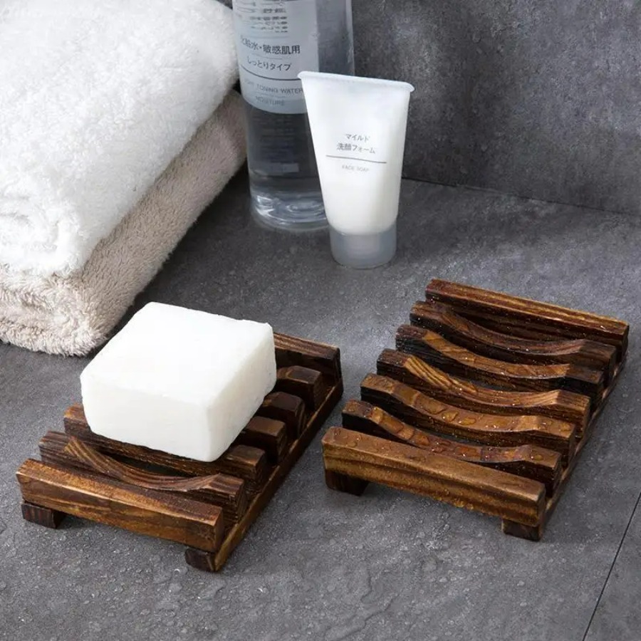 Natuurlijke bamboe zeephouder, - Home Essentials Bathroom Storage recensie en prijs
