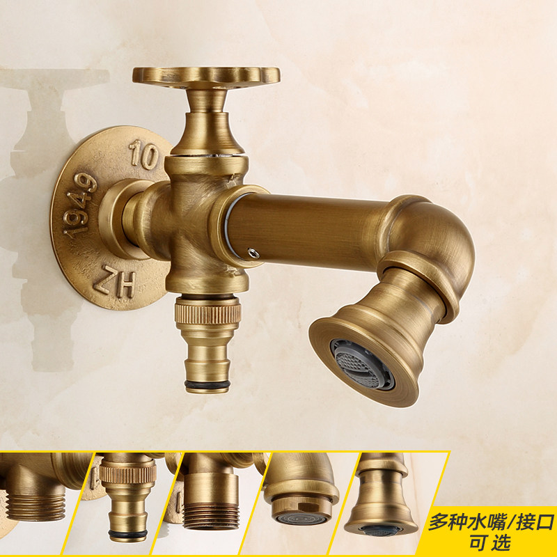 Messing wasmachinekraan antiek - Basin Mixer Tap recensie en prijs