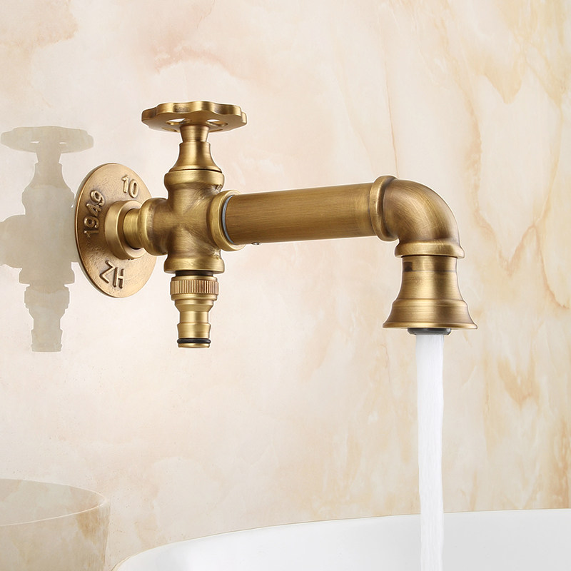 Messing wasmachinekraan antiek - Basin Mixer Tap recensie en prijs