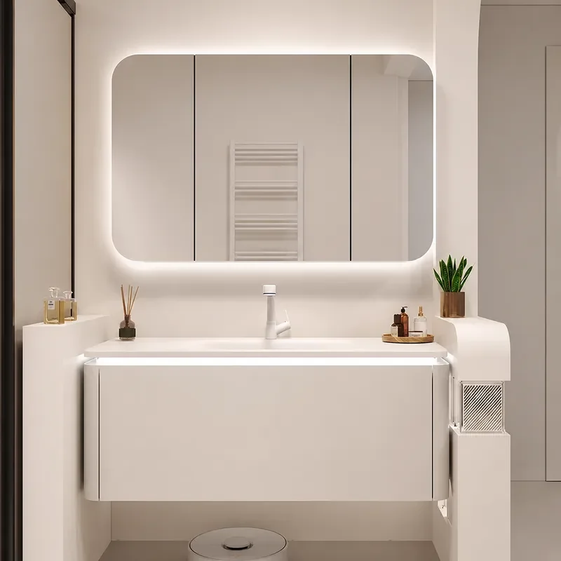 Wandmodel badkamermeubel met g - Home Bathroom Vanity Combo recensie en prijs