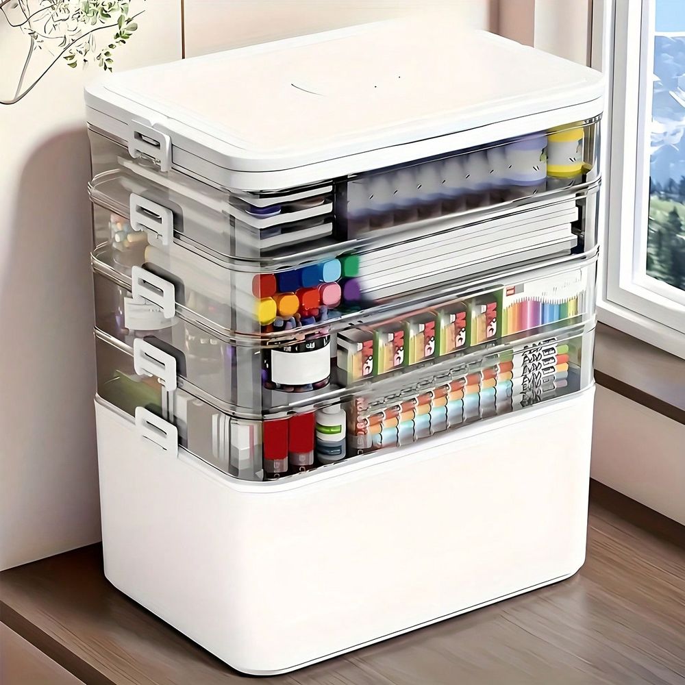 Transparante meerlaagse medici - Home Bathroom Organizer recensie en prijs